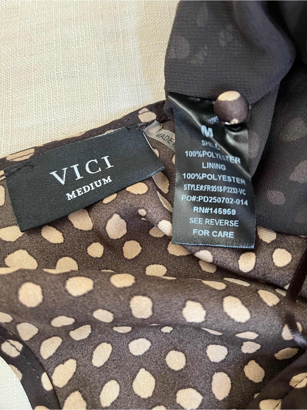 Vici Palm Canyon Satin Romper - Picture 12 of 13